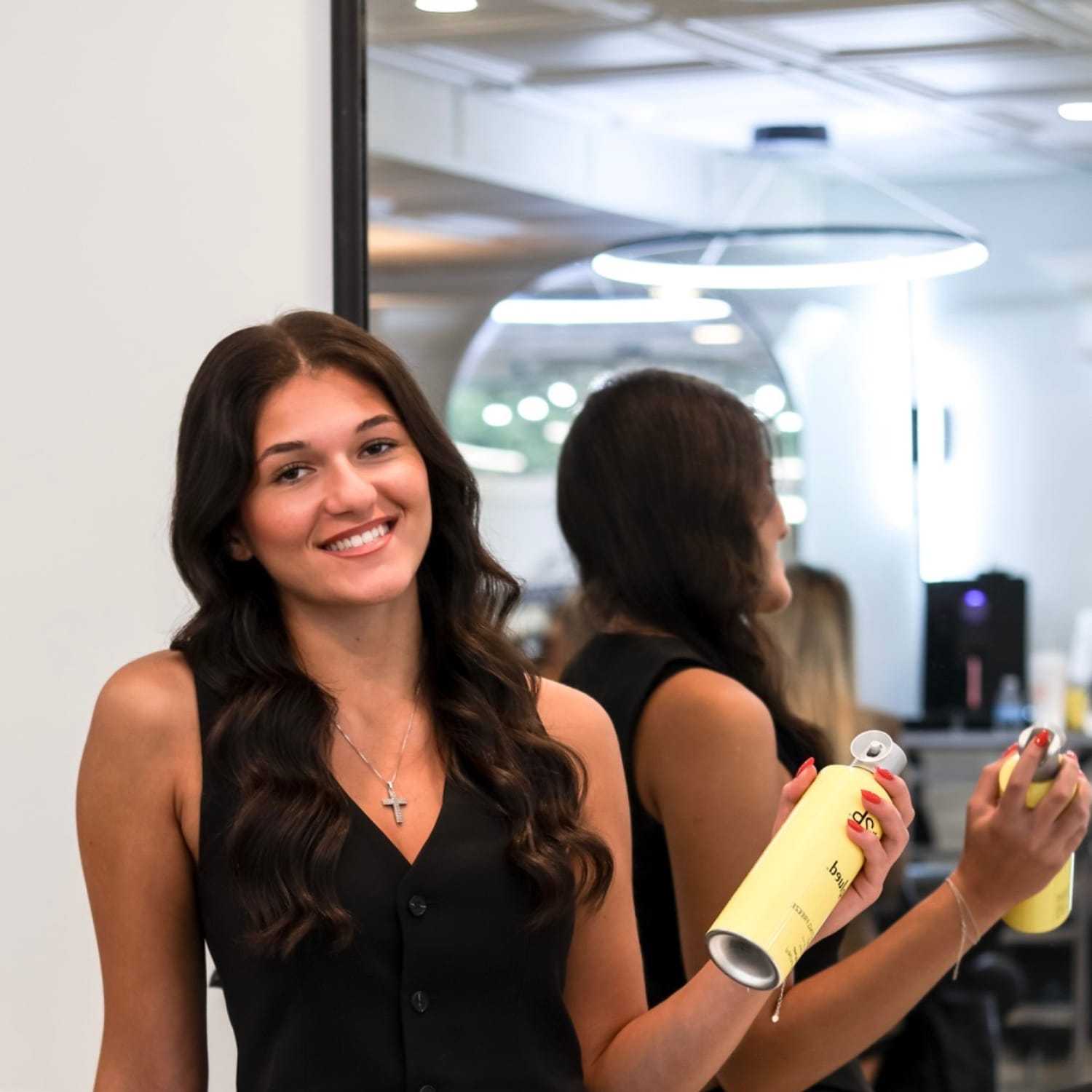 Portrait of ARIANNA DUKAJ, a professional stylist at Runway Salon & Beauty Bar, showcasing their expertise and style.